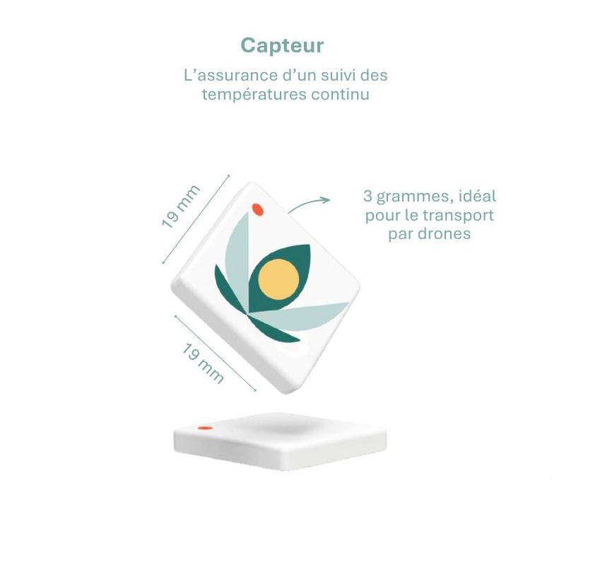 Illustration d'un capteur de température Superwyse